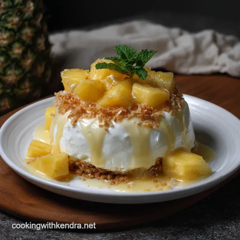 The Perfect No-Bake Pineapple Cream Dessert