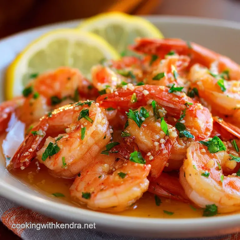 Boiled Shrimp: Classic Seasoned Prawns Recipe presentation