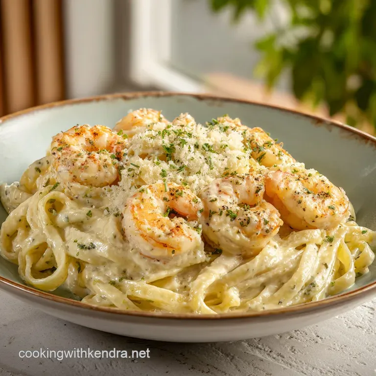 Easy Shrimp Alfredo with Silky Cream Sauce