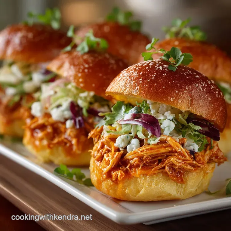 Ultimate Buffalo Chicken Sliders Slow Cooker Recipe