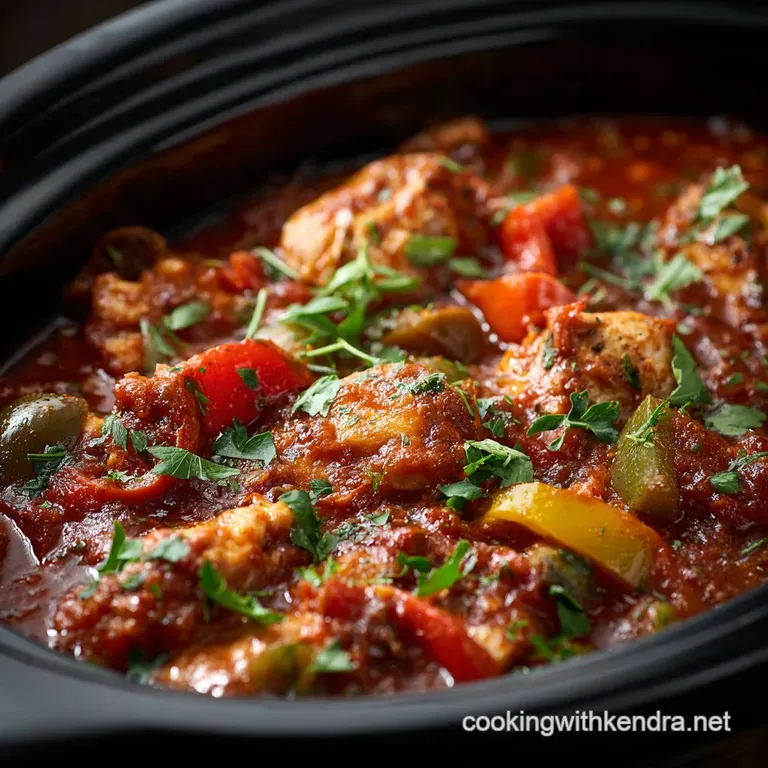 Sunday Supper Slow Cooker Chicken Cacciatore HandsOff Family Feast