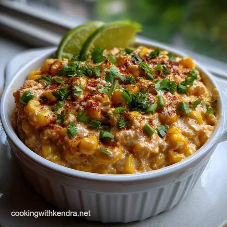 Easy Slow Cooker Mexican Street Corn: 10 Minute Prep Dip