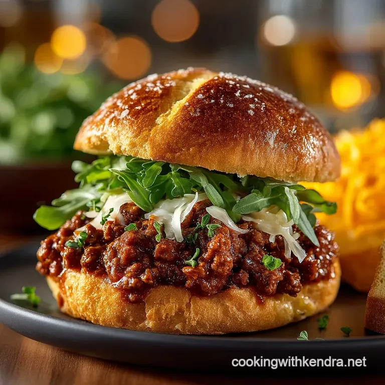 The Ultimate Setandforget Slow Cooker Sloppy Joes presentation