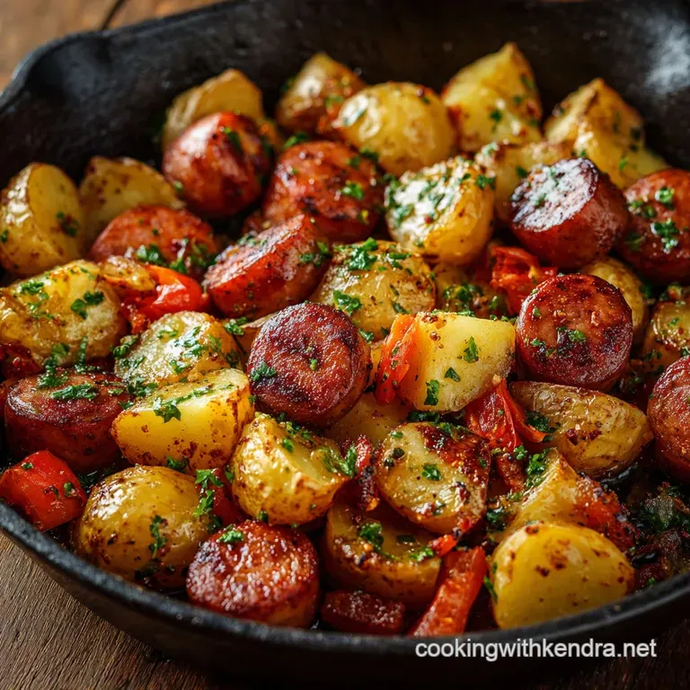 Smoked Sausage Meals: One-Pan Caramelized Peppers and Paprika Potatoes