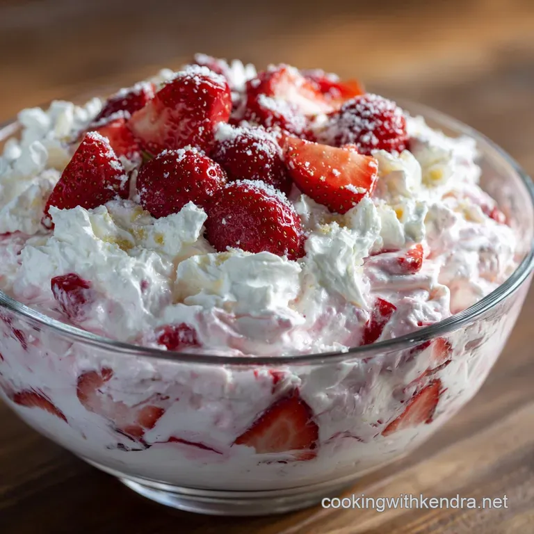 Strawberry Fluff Salad with Cool Whip: The Easy Potluck Dessert Dream