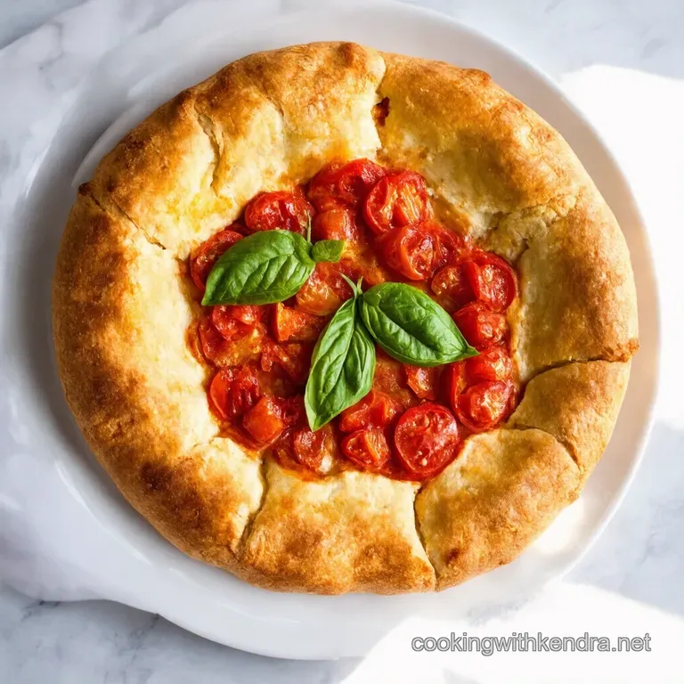 Easy Tomato Basil Galette with Goat Cheese