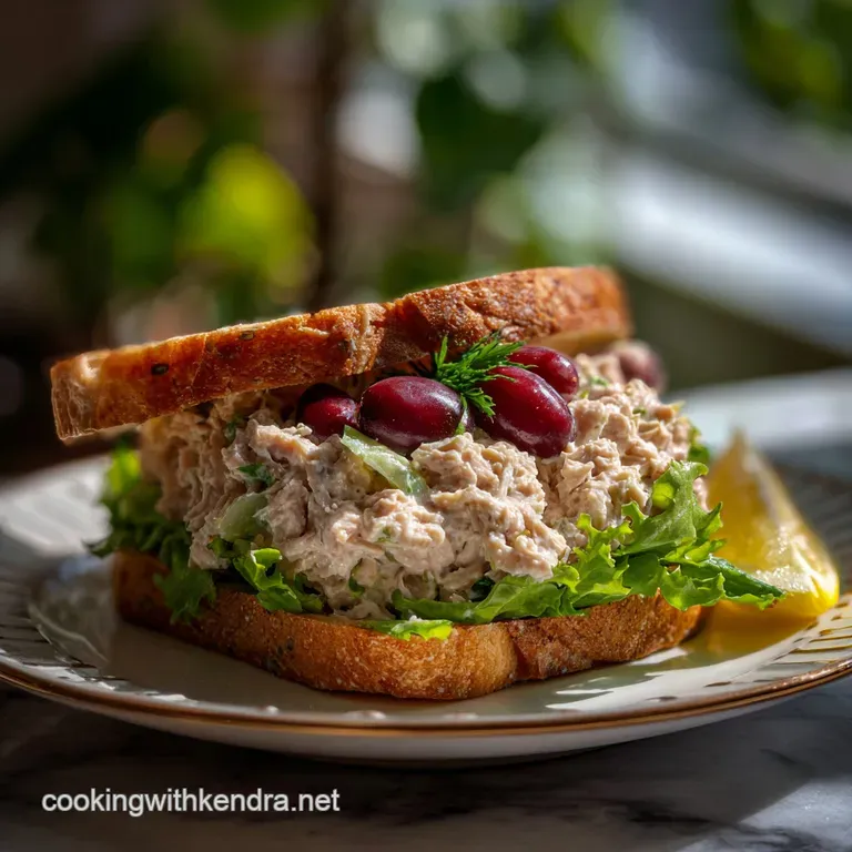 The Easy Tuna Salad Sandwich: 10-Minute Perfection presentation