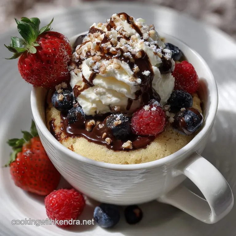 Easy Vanilla Protein Mug Cake Quick Recipe