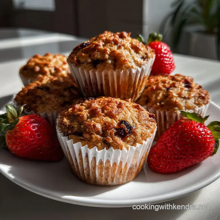 Healthy Vegan Muffins Easy Plantbased Breakfast Recipe presentation