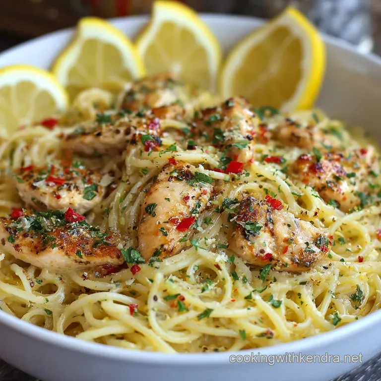 Chicken Scampi: Our Zesty Restaurant-Quality Weeknight Pasta Dish presentation