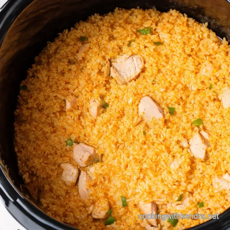 Effortless Chicken and Rice Cooker Delight presentation
