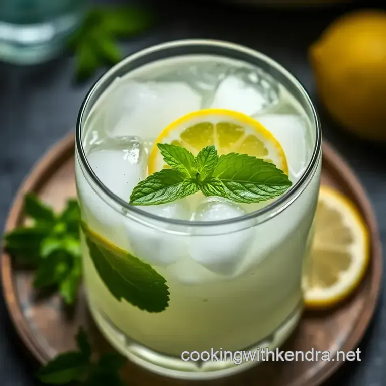 Elderflower Fizz: a Refreshing Garden Delight presentation