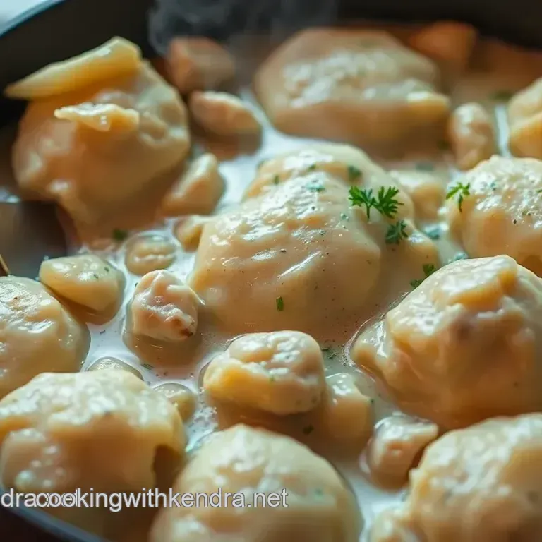 Electric Skillet Chicken and Dumplings