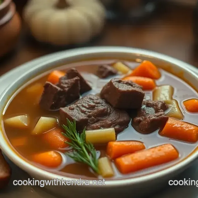 Elegant Beef Consommé: A Classic French Delicacy
