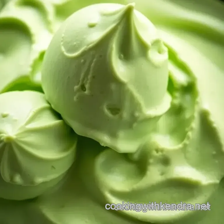 Emerald Dream: Homemade Matcha Ice Cream presentation