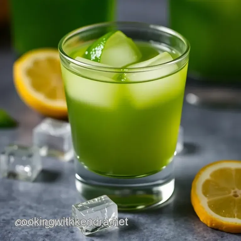 Energizing Green Tea Shot: A Flavorful Twist on Classic Shots presentation