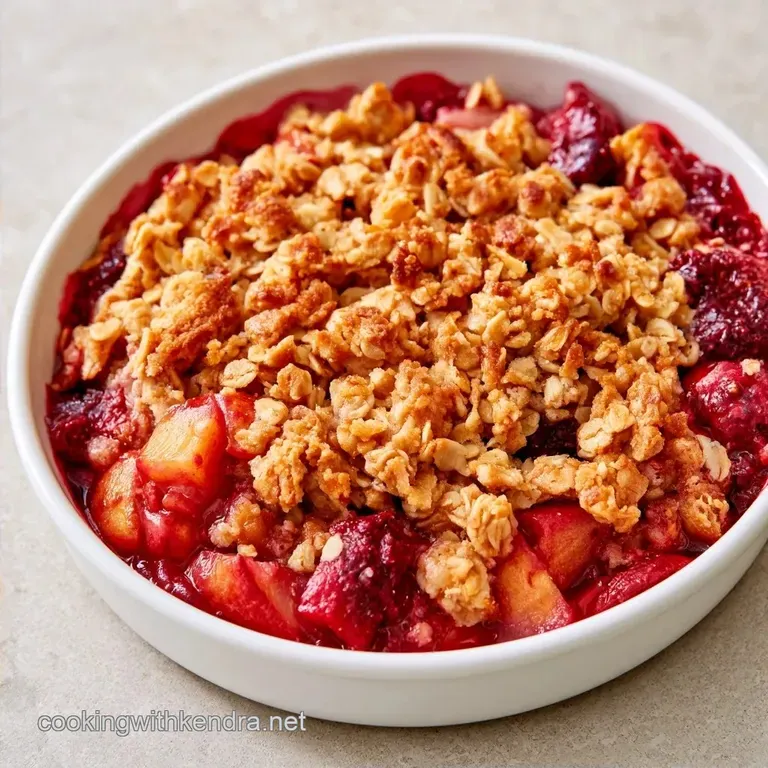 Fall Fruit Crisp with Oats