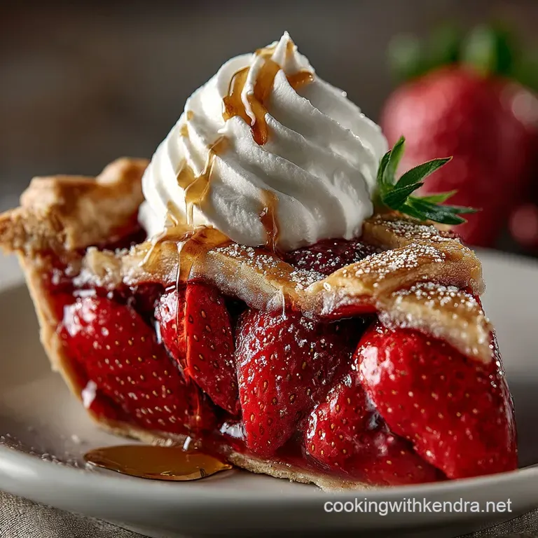 The Quintessential Country Kitchen Strawberry Dream Pie NoBake Filling