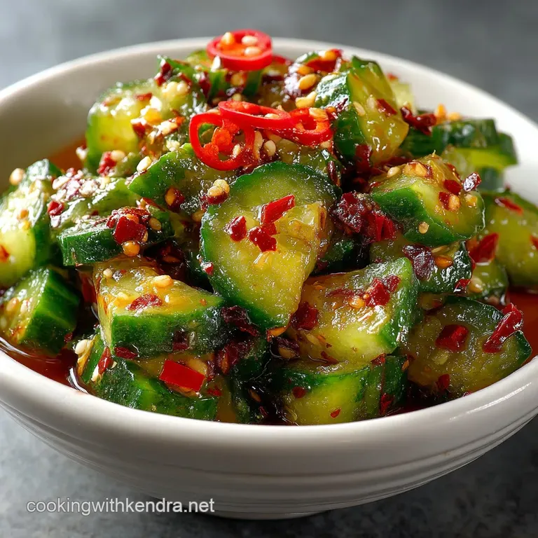 Spicy Cucumber Salad: The Smashed Technique