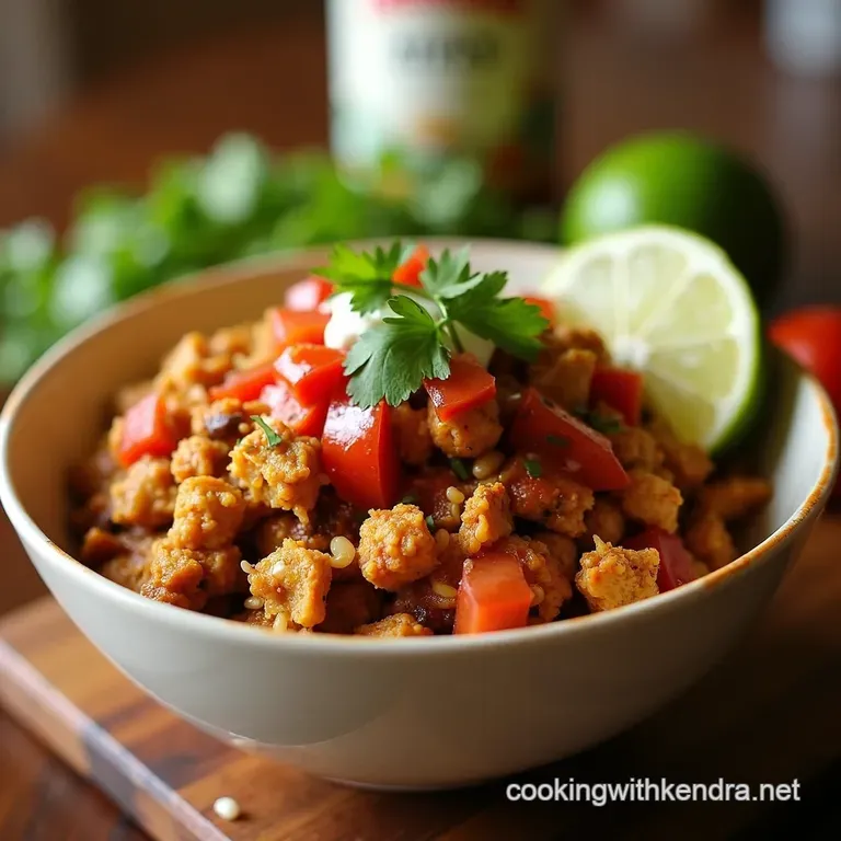 Fiesta Chicken Bowls presentation