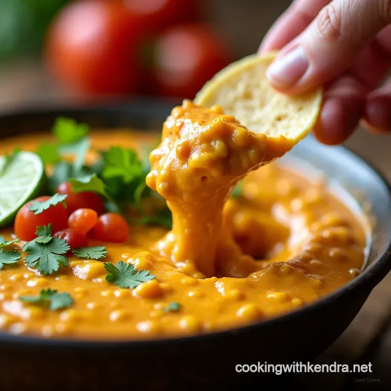 Fiesta in a Bowl Creamy Mexican Street Corn Dip presentation