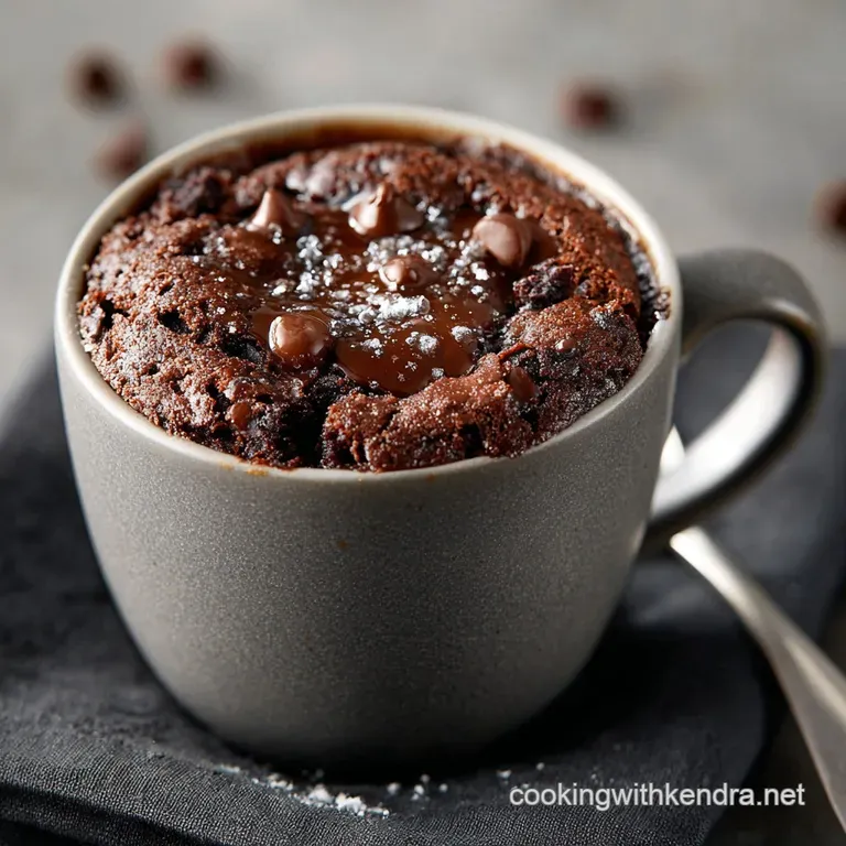 Microwave Mug Brownie the Fudgy Fiveminute Emergency Chocolate Fix presentation