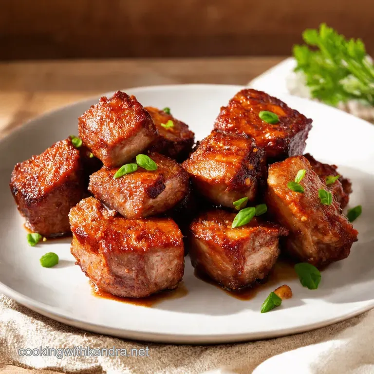 FiveSpice Glazed Pork Belly Bites