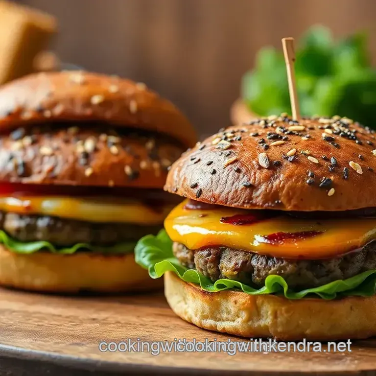 Grilled Beef Burgers with Feta & Fresh Herbs
