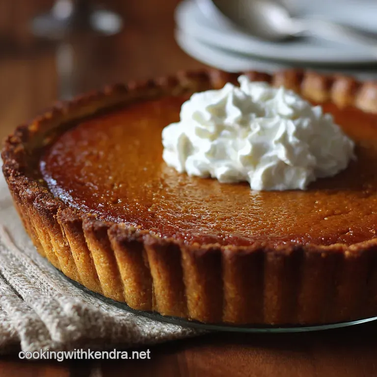 Pumpkin Pie: The Flawless Deep-Dish Spiced Autumn Classic