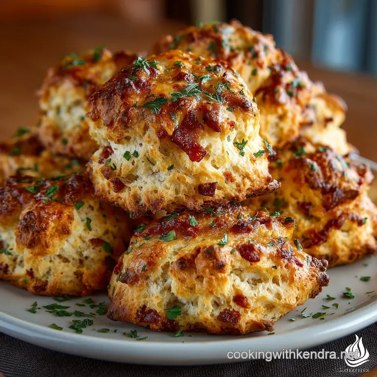 Properly Moreish Cheesy Bacon Puffs Fluffy Cheddar and Smoked Bacon Biscuits