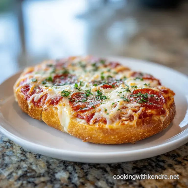 Garlic Butter French Bread Pizza