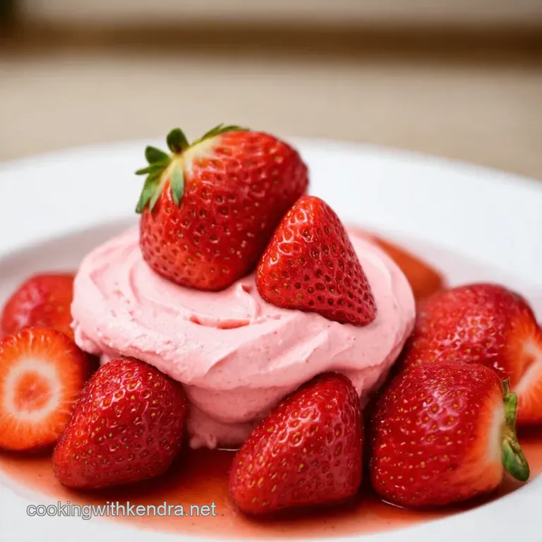 Fresas con Crema A Fiesta of Strawberries and Cream presentation