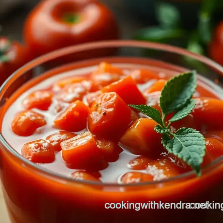 Fresh and Flavorful Tomato Juice Recipe: A Refreshing Home Classic