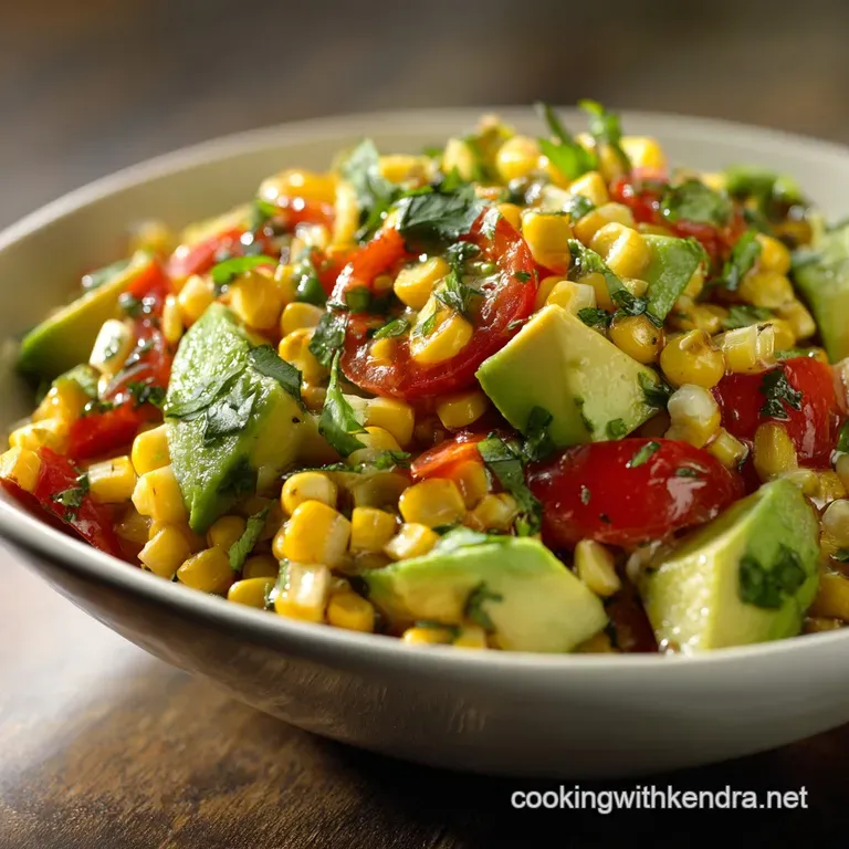 Avocado Corn Salsa: Fresh Sweet Corn Salad