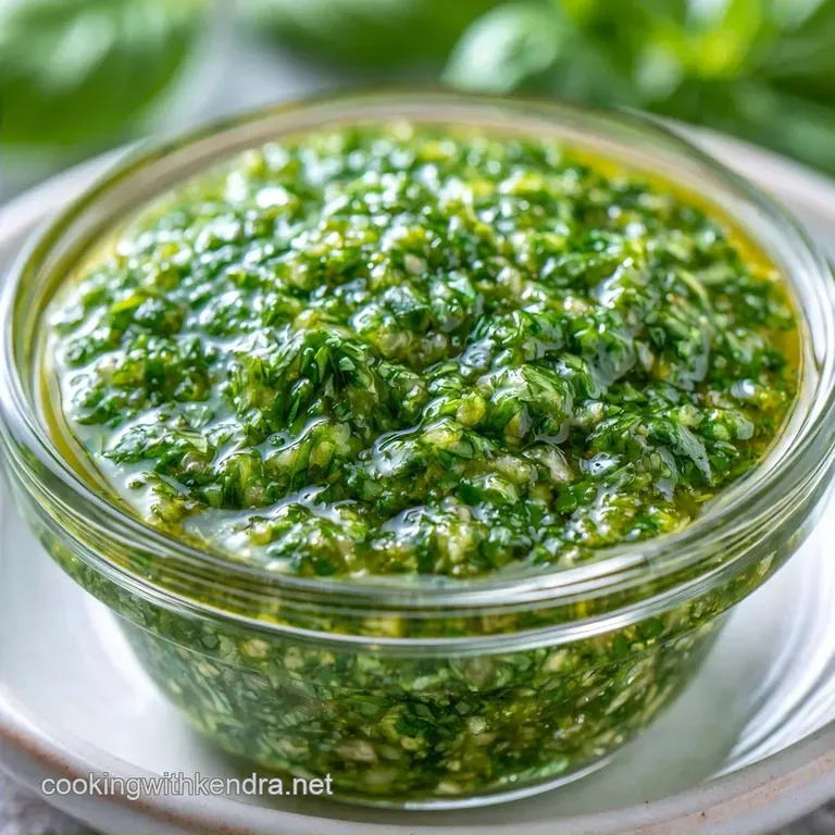 Basil Vinaigrette with Fresh Lemon