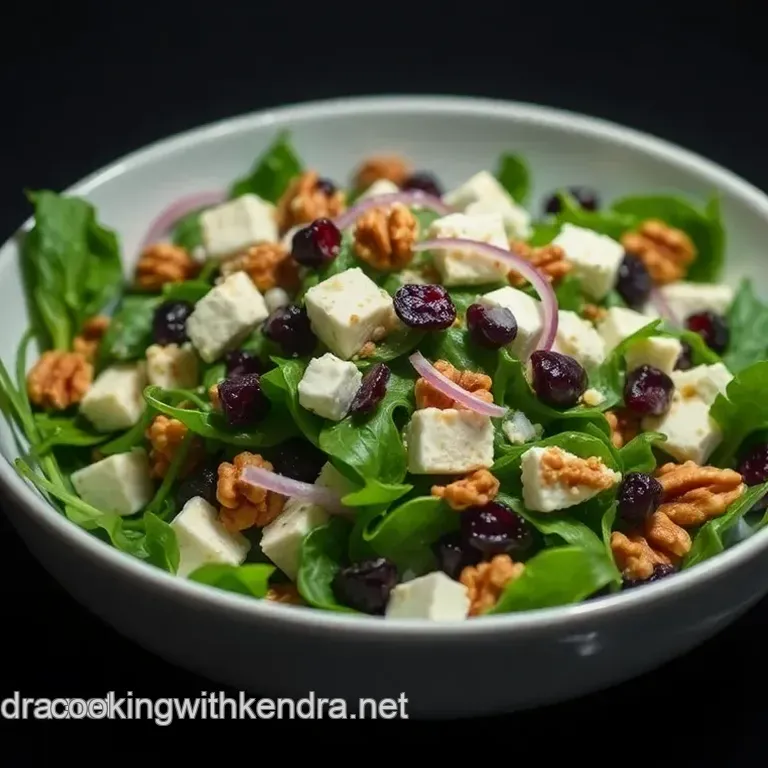 Fresh Crottin de Chèvre Salad with Honey and Walnuts