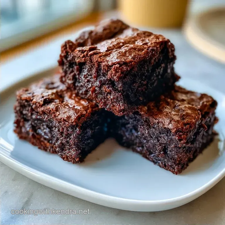 Fudgy Guilt Free Zucchini Brownies