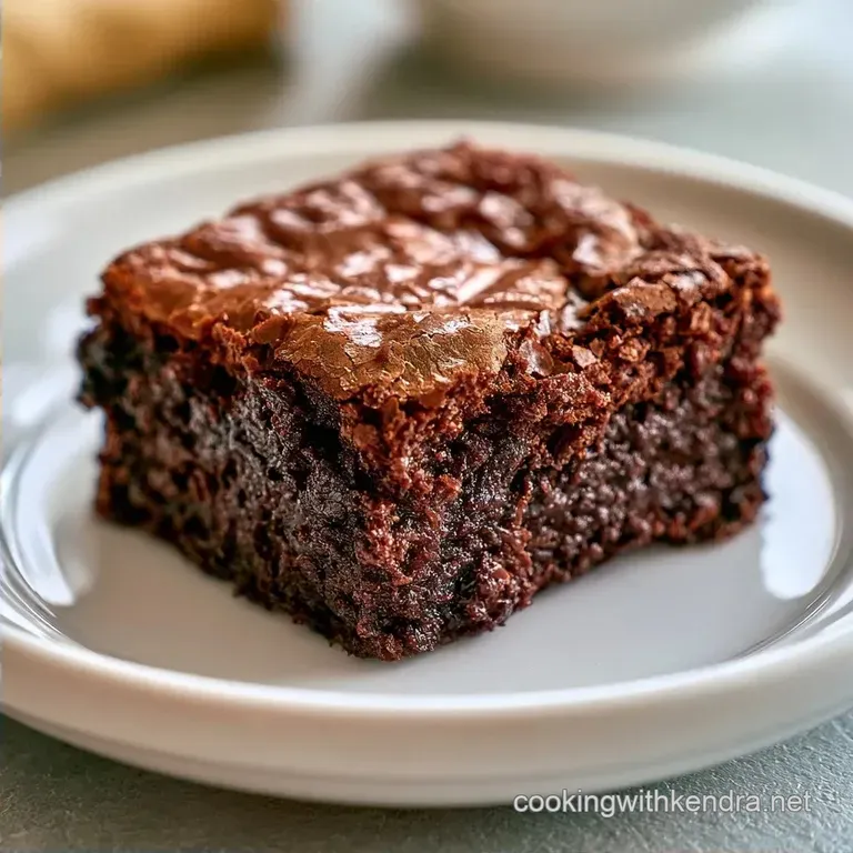Fudgy Zucchini Brownies with Almond Butter