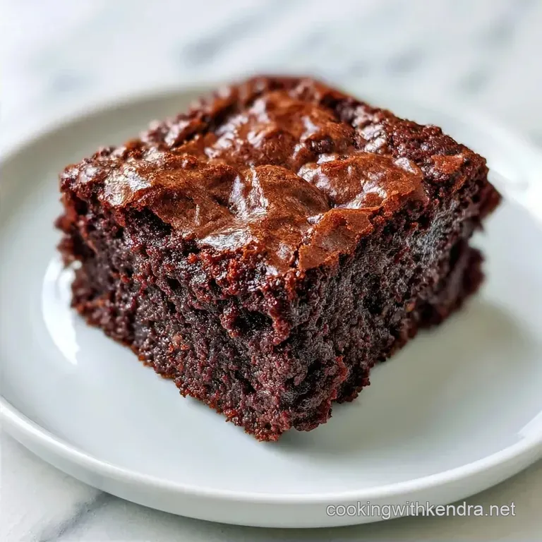 Fudgy Cocoa Powder Zucchini Brownies