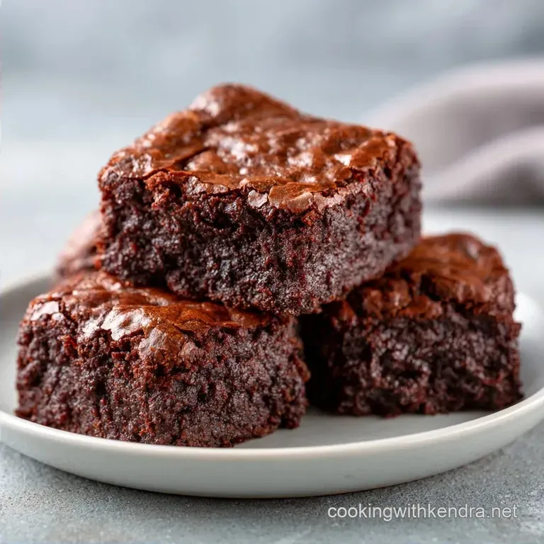 Fudgy Chocolate Cocoa Zucchini Brownies