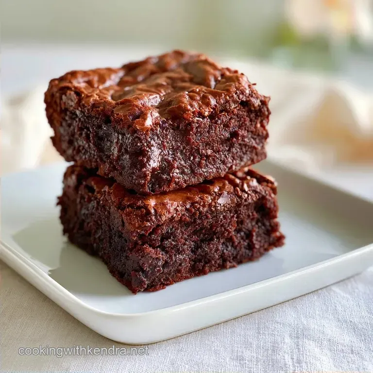 Fudgy Zucchini Brownies with Cocoa Powder