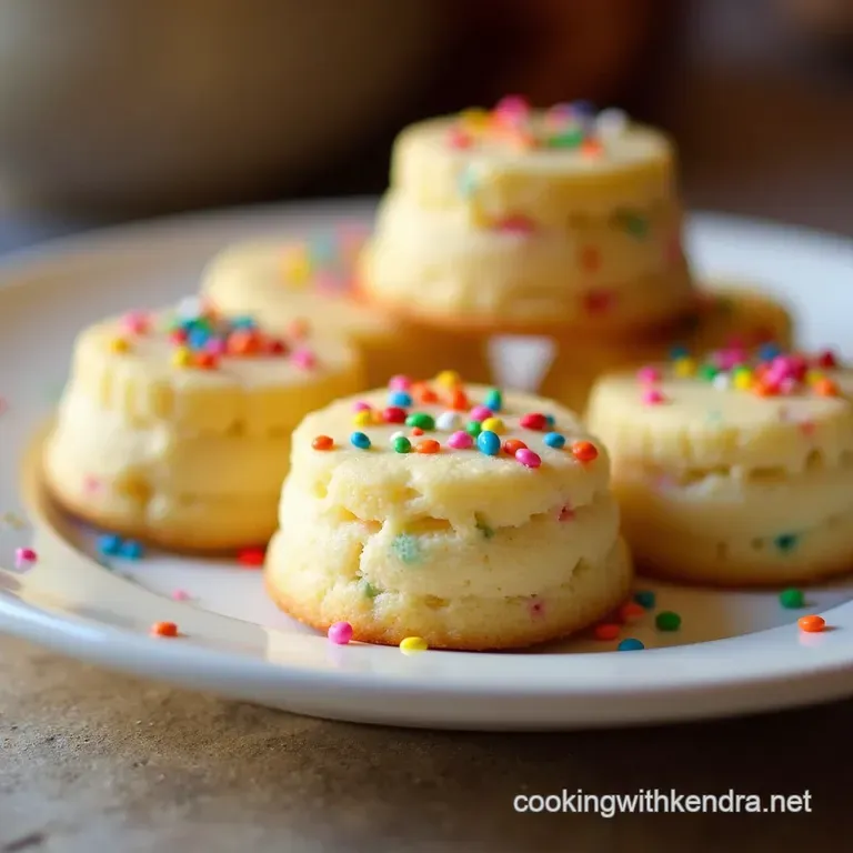 Confetti Carnival Shortbread Bites Buttery Bright and Effortlessly Elegant presentation