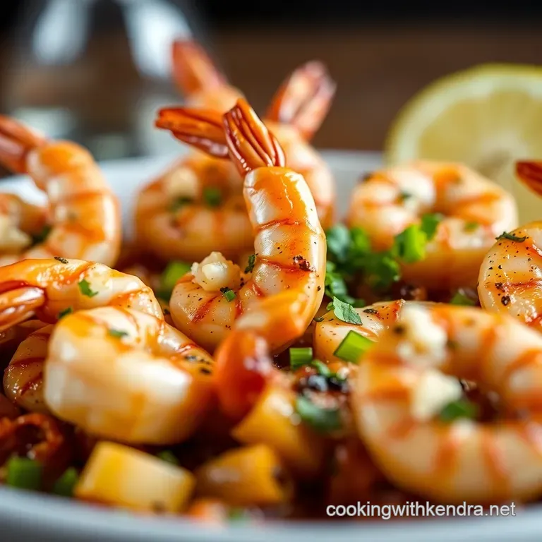 Gambas al Ajillo (Garlic Shrimp) presentation