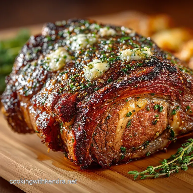 The Ultimate Garlic Butter Prime Rib Roast Sunday Centrepiece presentation