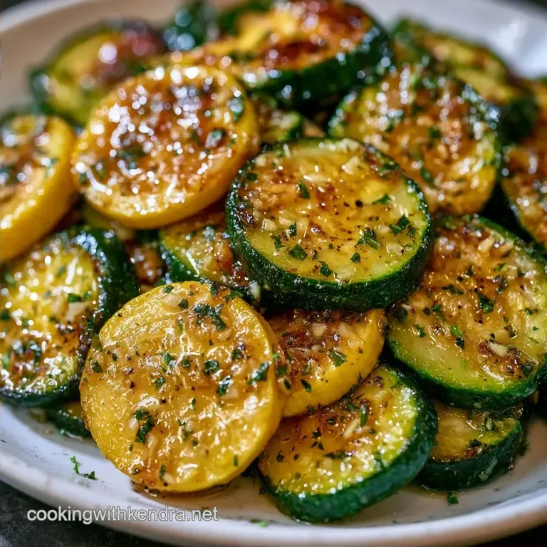 Garlic Butter Sauteed Squash in 20 Minutes