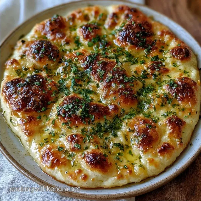 Garlic Herb Flatbread Pizza: Crispy and Savory