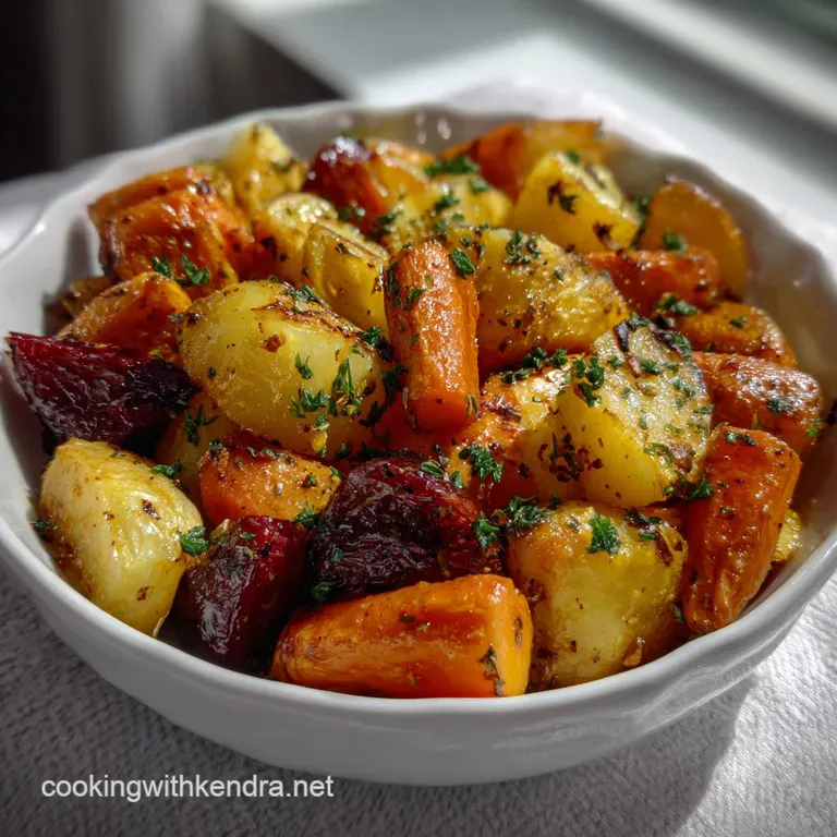 Christmas Vegetable Side Dish with Garlic and Herbs