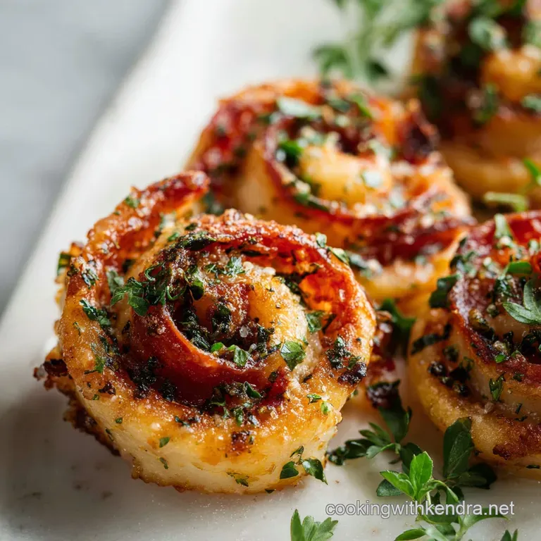 Delicious Pepperoni Pinwheels with Garlic