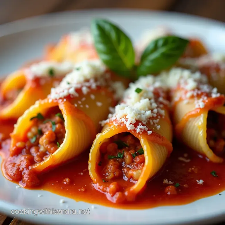 Giant Stuffed Shells Florentine