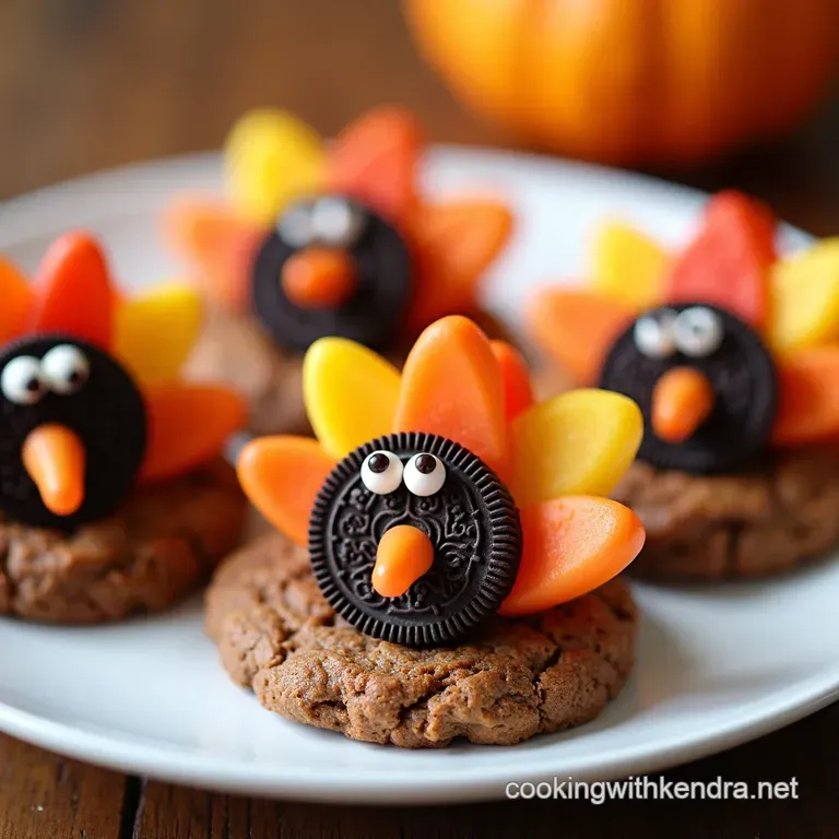 Gobble Gobble Easy Turkey Oreo Cookies for Thanksgiving Fun